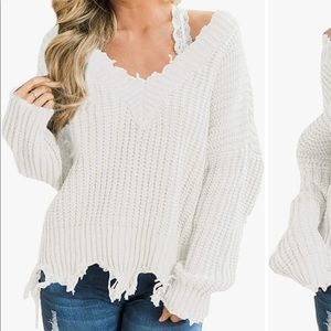 For G and PL - Small White Sweater Crop Top